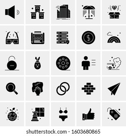 Set of 25 Universal Business Icons Vector