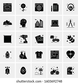 Set of 25 Universal Business Icons Vector
