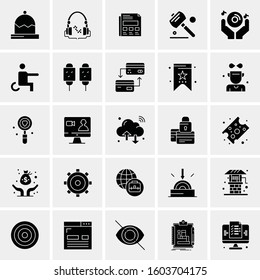 Set of 25 Universal Business Icons Vector