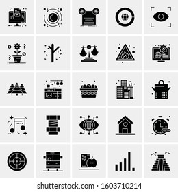 Set of 25 Universal Business Icons Vector