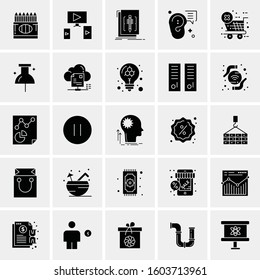 Set of 25 Universal Business Icons Vector