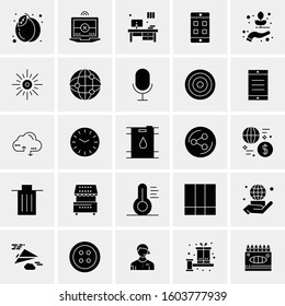 Set of 25 Universal Business Icons Vector