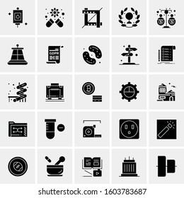 Set of 25 Universal Business Icons Vector