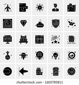 Set of 25 Universal Business Icons Vector