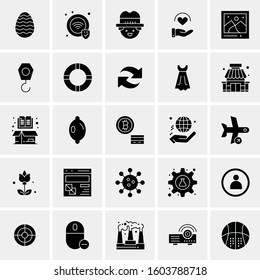 Set of 25 Universal Business Icons Vector