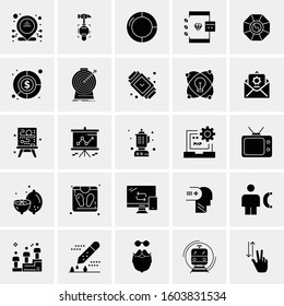 Set of 25 Universal Business Icons Vector