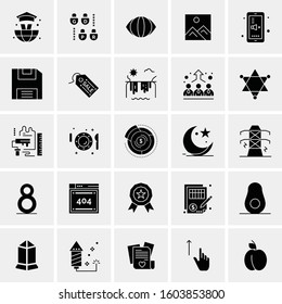 Set of 25 Universal Business Icons Vector