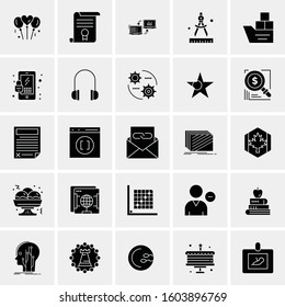 Set of 25 Universal Business Icons Vector