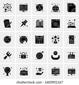 Set of 25 Universal Business Icons Vector