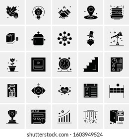 Set of 25 Universal Business Icons Vector