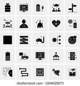Set of 25 Universal Business Icons Vector