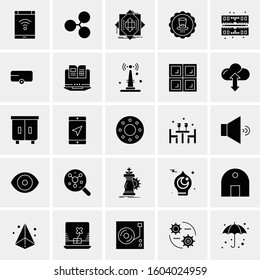 Set of 25 Universal Business Icons Vector