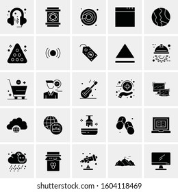 Set of 25 Universal Business Icons Vector