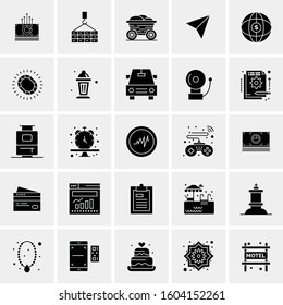 Set of 25 Universal Business Icons Vector