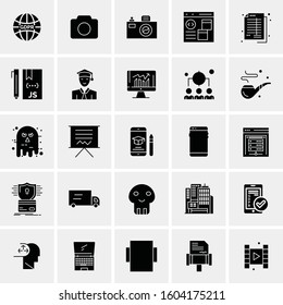 Set of 25 Universal Business Icons Vector