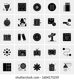 Set of 25 Universal Business Icons Vector