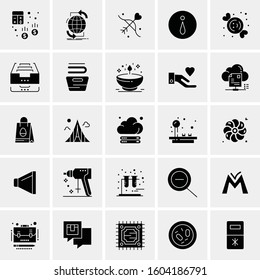 Set of 25 Universal Business Icons Vector