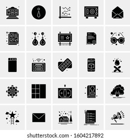Set of 25 Universal Business Icons Vector