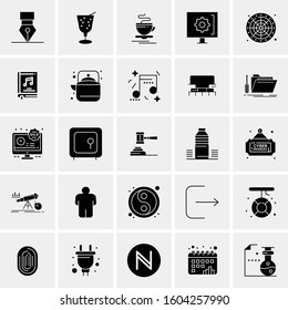 Set of 25 Universal Business Icons Vector
