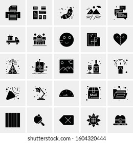 Set of 25 Universal Business Icons Vector