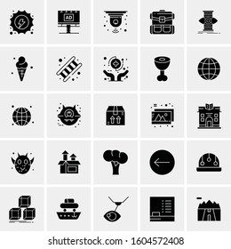 Set of 25 Universal Business Icons Vector