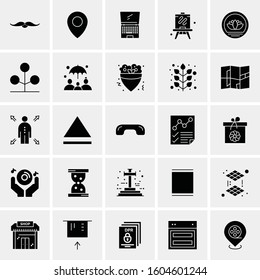Set of 25 Universal Business Icons Vector