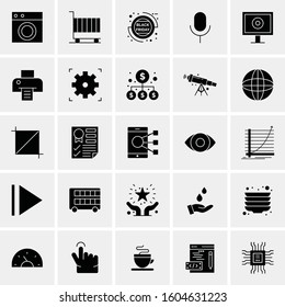 Set of 25 Universal Business Icons Vector