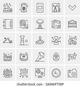 Set of 25 Universal Business Icons Vector