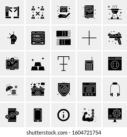 Set of 25 Universal Business Icons Vector