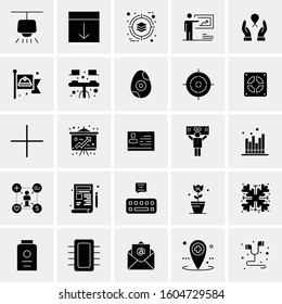 Set of 25 Universal Business Icons Vector