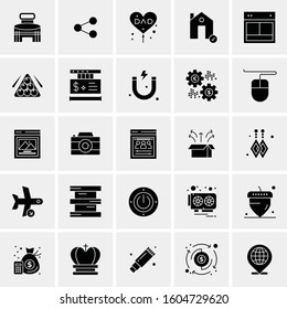 Set of 25 Universal Business Icons Vector