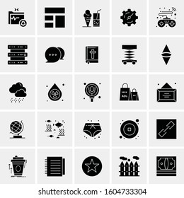 Set of 25 Universal Business Icons Vector