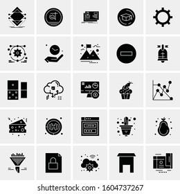 Set of 25 Universal Business Icons Vector