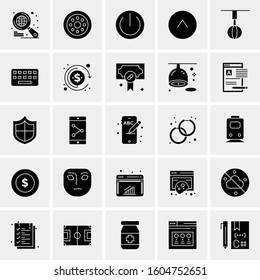 Set of 25 Universal Business Icons Vector