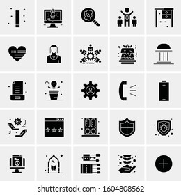Set of 25 Universal Business Icons Vector