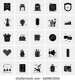 Set of 25 Universal Business Icons Vector
