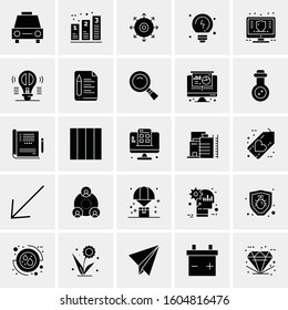 Set of 25 Universal Business Icons Vector