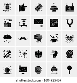 Set of 25 Universal Business Icons Vector