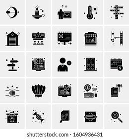 Set of 25 Universal Business Icons Vector