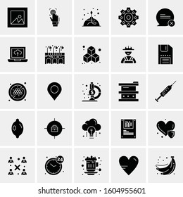 Set of 25 Universal Business Icons Vector