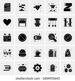 Set of 25 Universal Business Icons Vector