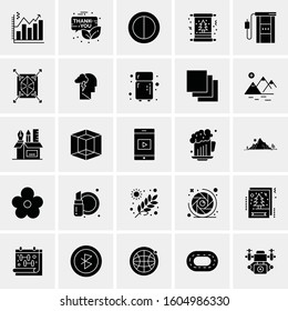 Set of 25 Universal Business Icons Vector