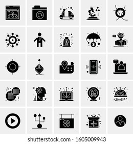 Set of 25 Universal Business Icons Vector