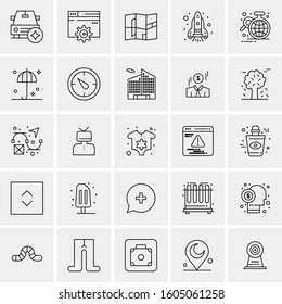 Set of 25 Universal Business Icons Vector