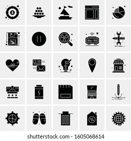 Set of 25 Universal Business Icons Vector