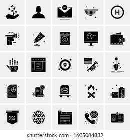 Set of 25 Universal Business Icons Vector