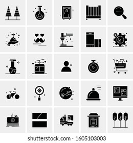 Set of 25 Universal Business Icons Vector