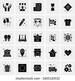 Set of 25 Universal Business Icons Vector