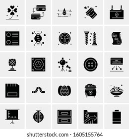 Set of 25 Universal Business Icons Vector