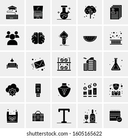 Set of 25 Universal Business Icons Vector